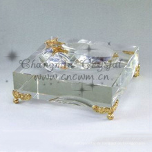China professioneller Herstellung Phantasie Kristallglas Zigarren Aschenbecher, Glas Aschenbecher, Gravur Crystal Aschenbecher